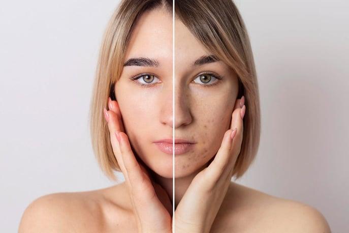 Bouton visage stress : causes, solutions et traitement naturel Bouton visage liés au stress